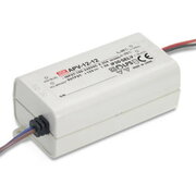 POWER SUPPLY  230V => 12VDC 1A, 12W, IP42, APV-12-12, Mean Well