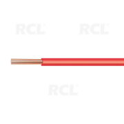 EQUIPMENT CABLE LGY 1x0.75mm², 300/500V,  red