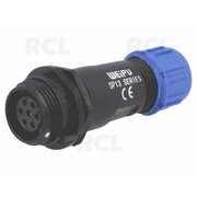 РАЗЪЕМ  WEIPU SP1311/S7, 7-контактный разъем для корпуса/кабеля ø4÷6,5 мм, 5A 250 В, IP68