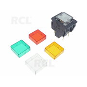 ROCKER SWITCH 16A/250V with coloured cap set, 2x ON-OFF