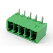 TERMINAL BLOCK 5pin Male, soldered, angled, 3.5mm  300V 8A