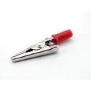 CROCODILE KLIPS 61mm isolated, d=4mm, red