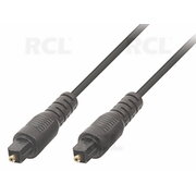 OPTIC CABLE 6mm. TOSLINK(K)/(K) 5m