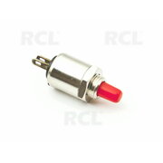 PUSH BUTTON  OFF-(ON) 0.5A 125VAC red