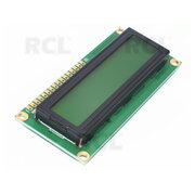 Контроллер LCD 1602 HD44780, 16x2 желтый

