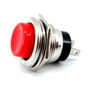 PUSH BUTTON  OFF-(ON) 2A 250VAC, red