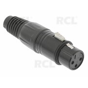 SOCKET XLR 3pin,  for Cable