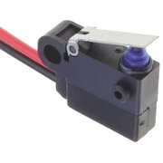 MICROSWITCH OFF-(ON), 2A 12VDC, 0.1A 125VAC,  with roller simuliation lever, 18.5x5.3x6.5mm, D2HW-C213MR