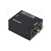 Digital to Analog Audio Converter, Coaxial & Toslink