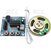 SOUND RECORDING AND RECOVERY MODULE, with loudspeaker

