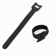 CABLE TIES 150x10mm black, velcro