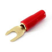 INSULATED TERMINAL 'U' form 4x6mm2, red