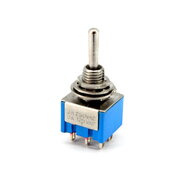 ТУМБЛЕР MTS-203, 3A / 250VAC, 6pin, 2x ON-OFF-ON