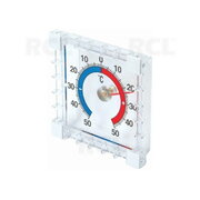 Полевой термометр для монтажа в окно, -50...+50°C, 76x76x13 мм