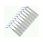 Carbide End Mill Engraving Bits for CNC, 1.3mm, 3.175mm (1/8")