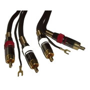 CABLE 2xRCA   5m, gold-plated