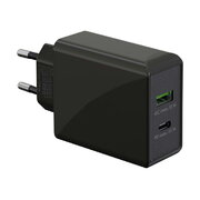 FAST CHARGER USB-C PD 30W 3A black A+C