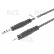 CABLE 6.3(P) stereo >> 3.5(P) stereo 1.5m