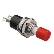 PUSH BUTTON SWITCH ON-(OFF), 3A 125VAC, red