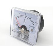 ANALOGUE PANEL METER 0-20A DC square