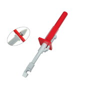 Test Hook Clip Wire Piercing Probe with 4mm socket, red