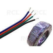 RIBBON CABLE  4x0.25mm², AWG24, suitable for LED RGB strips