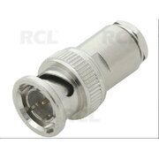 PLUG BNC 75 Ohm, for cable RG59, screw-on