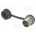 CONNECTOR WEIPU ST1213/P3, 3pin plug for housing 13A 250V, IP67, metal